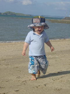 lekker wandelen langs het strand