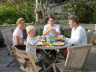 voor een pannekoeken-lunch is Niklas altijd te porren