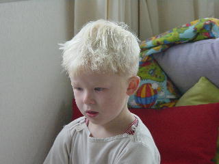 Niklas is weer eens naar de kapper geweest (en een beetje gel in z'n haar)