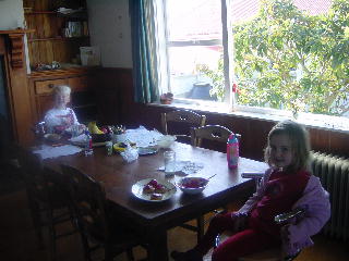 met Eva aan de keukentafel Deense koekjes maken