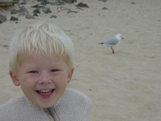 happy face in Noosa, Australie