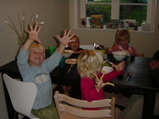 gek doen met pasta (met Stein, Lonneke en Kirsten)